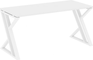 Письменный стол Loft VR.L-SRZ-4.7, Белый Бриллиант/Белый металл в Махачкале