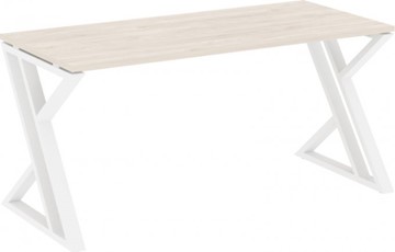 Письменный стол Loft VR.L-SRZ-4.7, Денвер светлый/Белый металл в Махачкале
