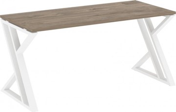Письменный стол Loft VR.L-SRZ-4.7, Тиквуд темный/Белый металл в Махачкале