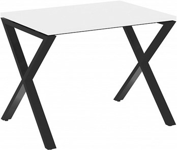Письменный стол Loft VR.L-SRX-1.7, Белый Бриллиант/Черный металл в Махачкале