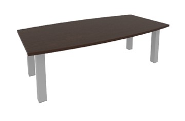 Стол для переговорки KPRG-2 Серый/Венге в Махачкале