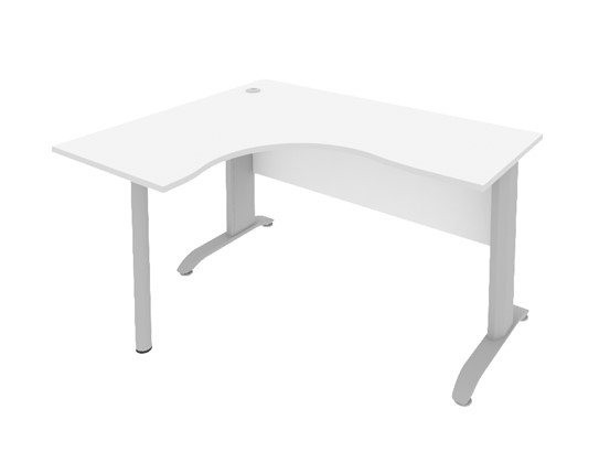 Письменный стол ПЛ.СА-3 Л 1400х1200х755 Белый в Махачкале - изображение