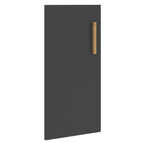 Низкая дверь для шкафа левая FORTA Черный ГрафитFLD 40-1(L) (396х18х766) в Махачкале