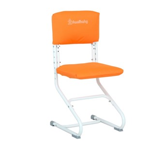 Комплект чехлов на сиденье и спинку стула СУТ.01.040-01 Оранжевый, Замша в Махачкале