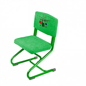 Чехол для стула СУТ 01-01 Зеленый, Замша в Махачкале
