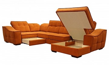 Угловой диван N-11-M (П1+ПС+УС+Д2+Д5+П1) в Махачкале - предосмотр 1