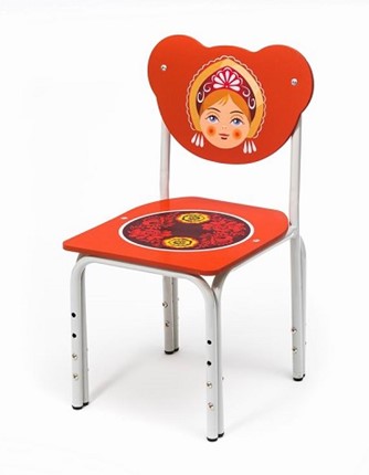 Детский стул Матрешка (Кузя-МТ(1-3)КрСр) в Махачкале - изображение