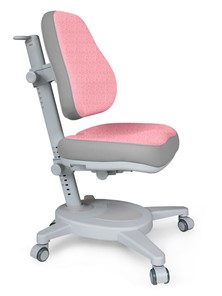 Детское кресло Mealux Onyx (Y-110) G + DPG  - серое + чехол розовый с серыми вставками в Махачкале