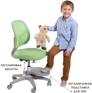 Детское кресло Holto-22 зеленое в Махачкале - предосмотр 2