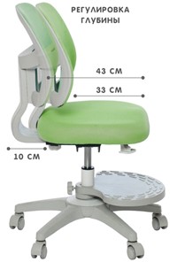 Детское кресло Holto-22 зеленое в Махачкале - предосмотр 3