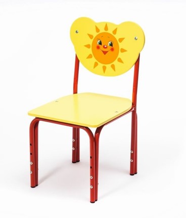 Детский растущий стул Солнышко (Кузя-СОЛ(1-3)ЖКр) в Махачкале - изображение