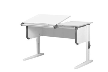 Детский стол-трансформер 1/75-40 (СУТ.25) белый/белый/Серый в Махачкале - изображение 1