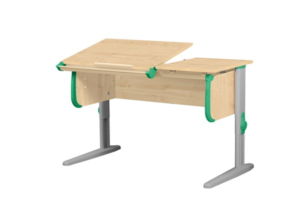 Растущий стол 1/75-40 (СУТ.25) Бежевый/Серый/Зеленый в Махачкале - изображение