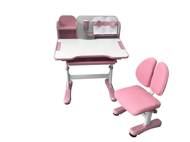 Растущая парта и стул Vivo Pink FUNDESK в Махачкале - изображение 3