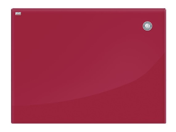 Доска магнитно-маркерная стеклянная 2х3 OFFICE TSZ86 R, 60x80 см, красная в Махачкале - изображение