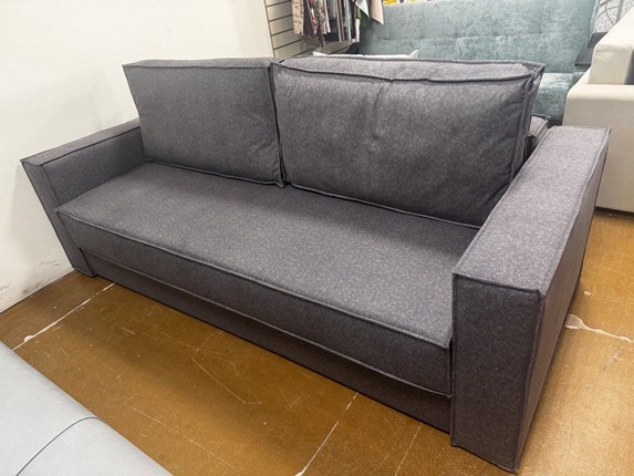 Прямой диван Эдельвейс БД Simple 21 велюр в Махачкале - изображение