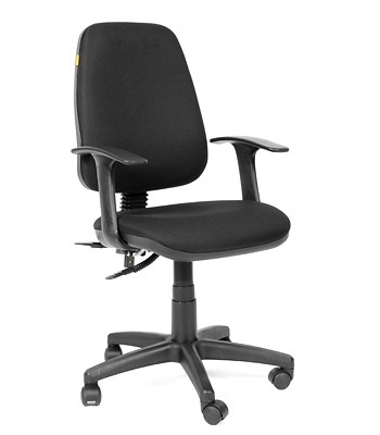 Компьютерное кресло CHAIRMAN 661 Ткань стандарт 15-21 черная в Махачкале - изображение