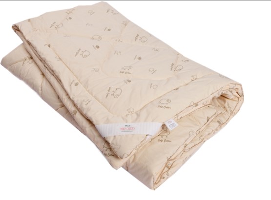 Стеганое одеяло ОВЕЧЬЯ ШЕРСТЬ в упаковке п-э вакуум в Махачкале - изображение